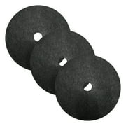 Weloille 3Pcs Grass-proof Cloth Weeding Cloth Non-woven Gardening Floor Cloth Covers Grass Film Breathable Outer Diameter of 52cm and Inner Diameter of 6cm